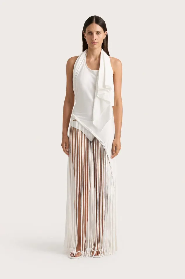 Women Maceio Maxi Dress White Faithfull The Brand Dresses