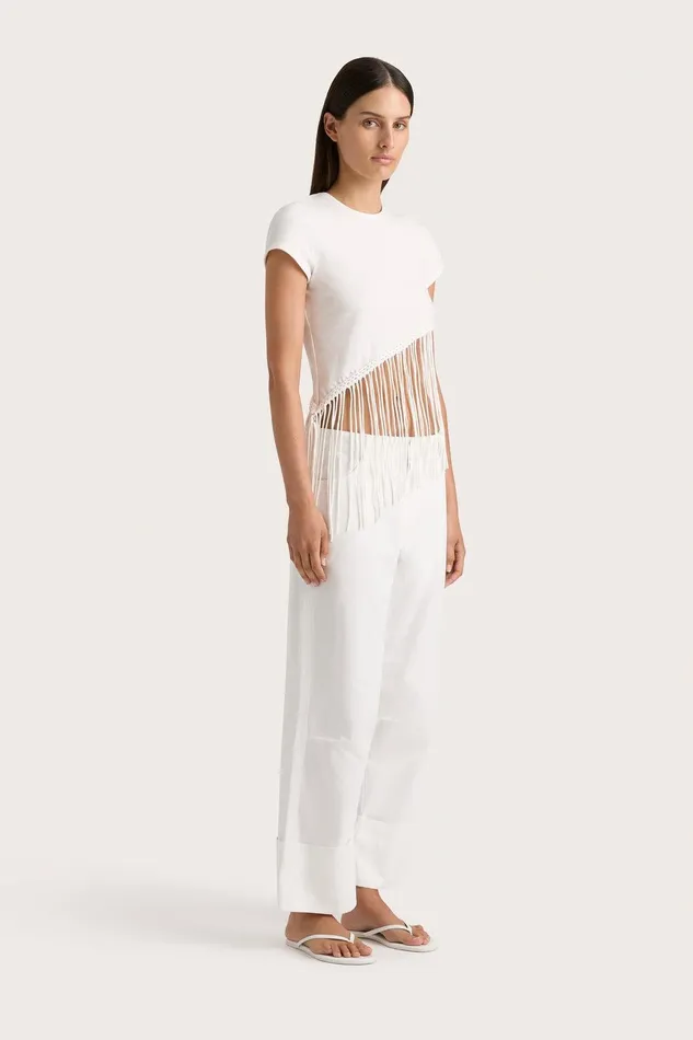 Women Maceio TShirt White Faithfull The Brand Tops Women Maceio TShirt White Faithfull The Brand Tops
