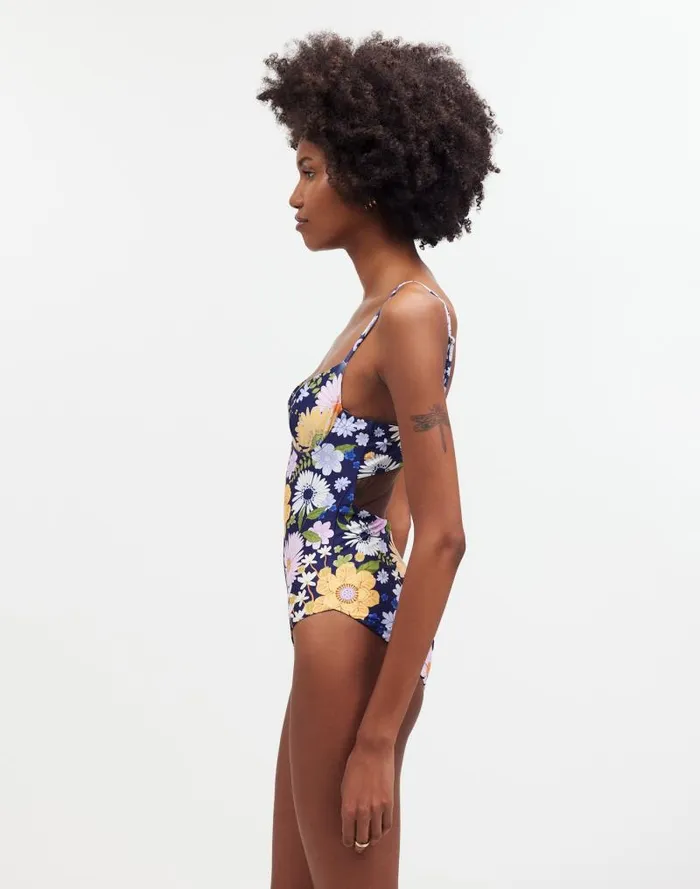 Women Madewell X Agua Bendita Petra OnePiece Swimsuit Multi Madewell Swim
