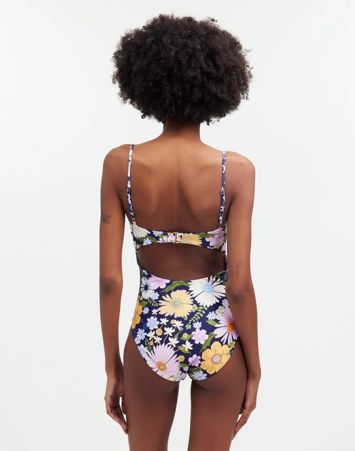 Women Madewell X Agua Bendita Petra OnePiece Swimsuit Multi Madewell Swim