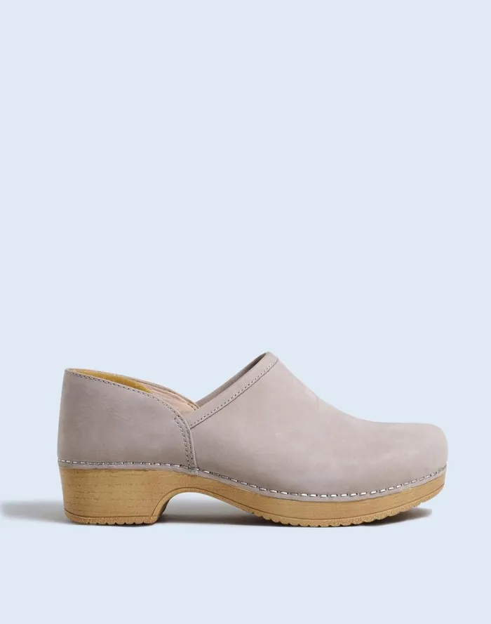 Women Madewell X Dansko Brenna Clogs Grey Madewell Heels
