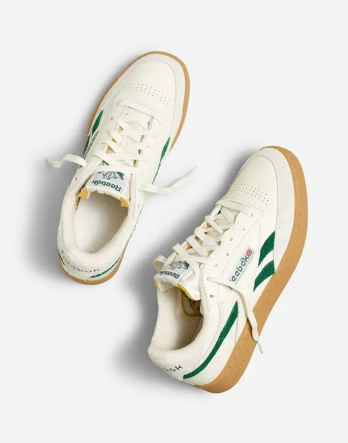 Women Madewell X Reebok Unisex Club C Revenge Sneakers Chalk Dark Green Madewell Sneakers Women Madewell X Reebok Unisex Club C Revenge Sneakers Chalk Dark Green Madewell Sneakers