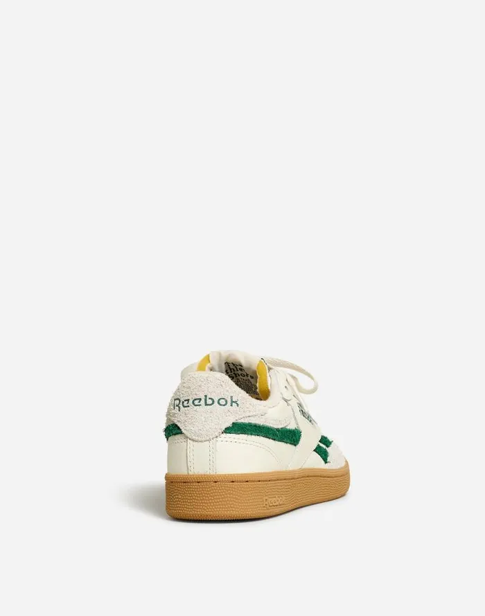 Women Madewell X Reebok Unisex Club C Revenge Sneakers Chalk Dark Green Madewell Sneakers