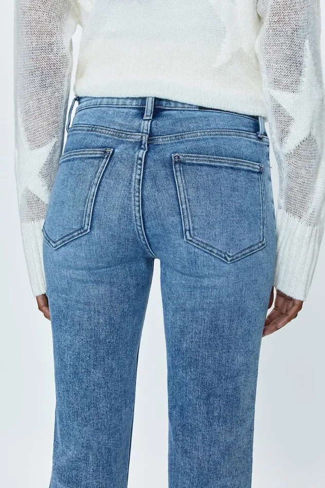 Women Madi High Rise Slim Jean 8211 Silverlake Pistola Denim Denim