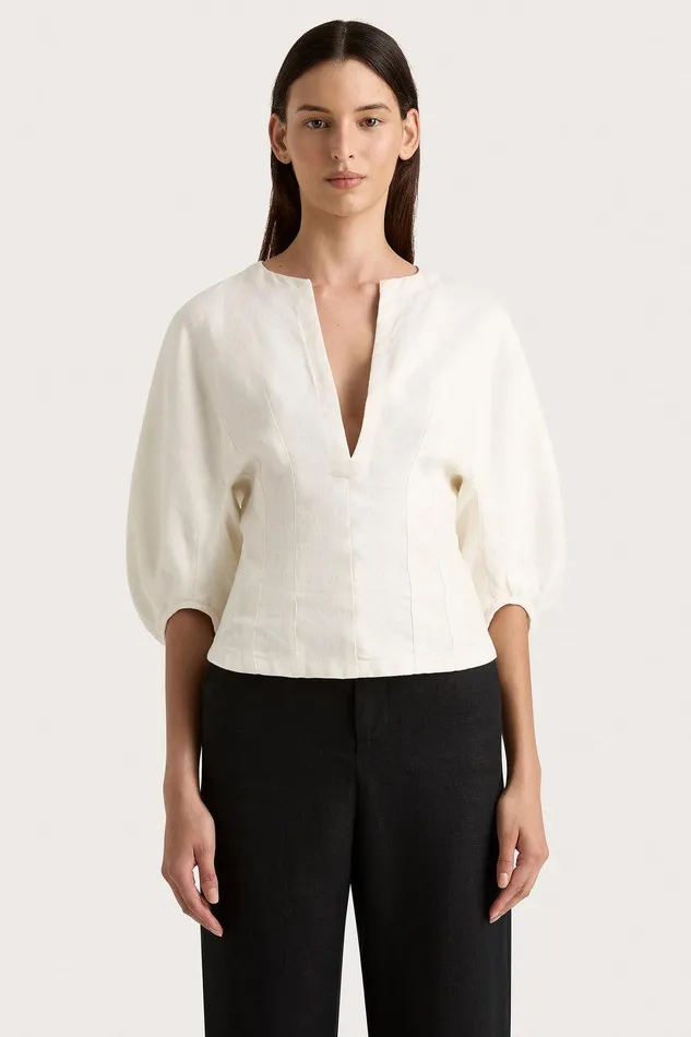 Women Maia Top White Faithfull The Brand Tops Women Maia Top White Faithfull The Brand Tops
