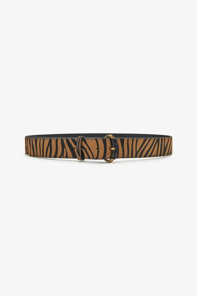 Women Malparmi Belts Maxi Animalier Belt Beigeblack