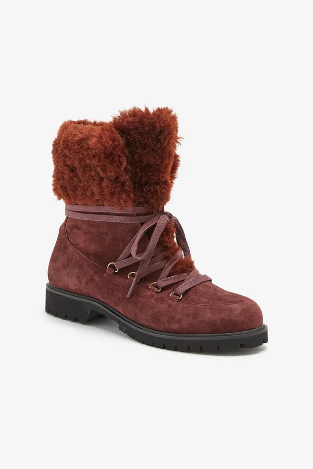 Women Malparmi Boots And Booties Eco Ram Look Booties Bordeaux