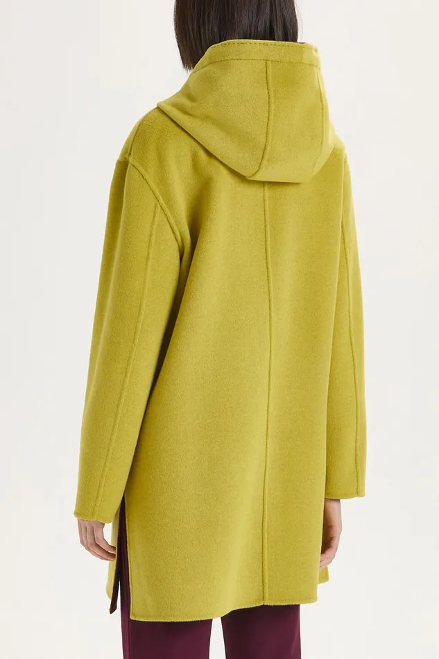 Women Malparmi Coats Double Wool Jacket Bordeauxgreen