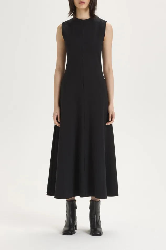Women Malparmi Dresses Comfy Jersey Dress Black