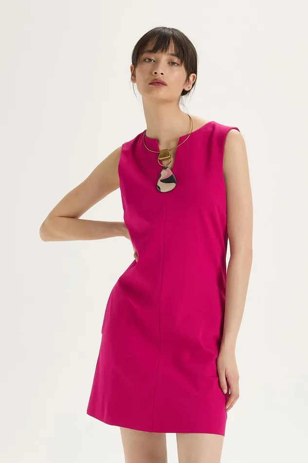 Women Malparmi Dresses Comfy Jersey Dress Cyclamen