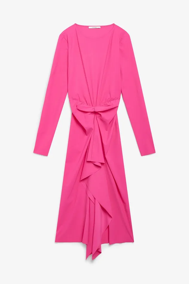 Women Malparmi Dresses Soft Jersey Dress Strawberry
