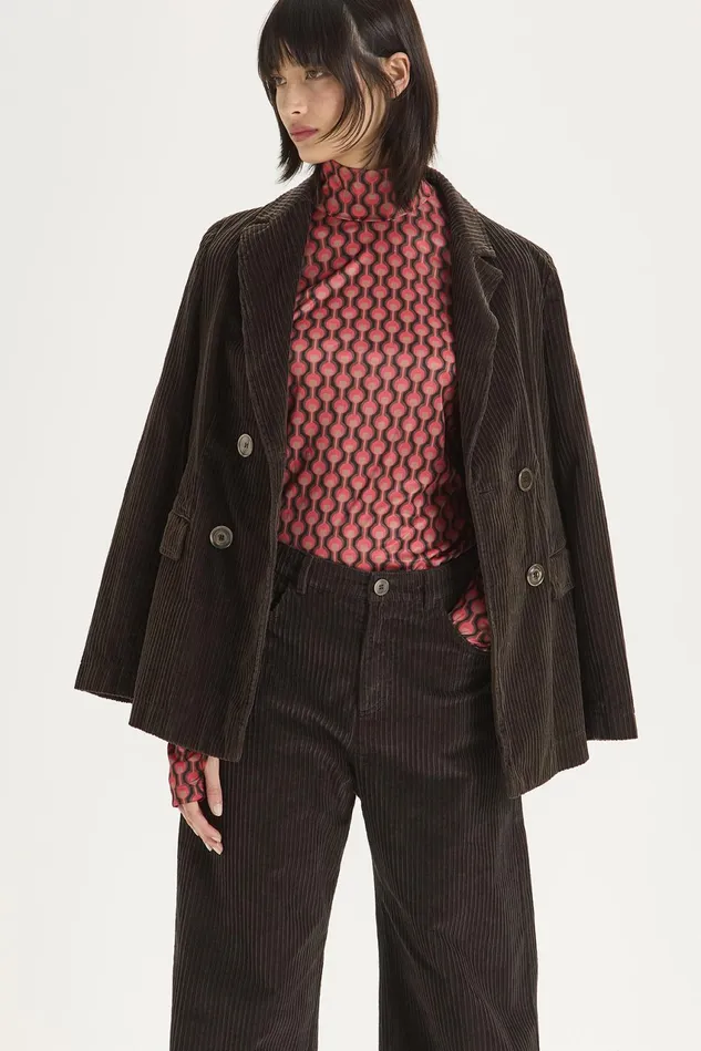 Women Malparmi Jackets Corduroy Velvet Jacket