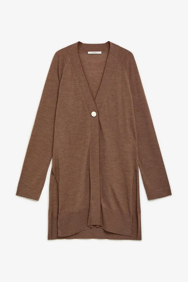 Women Malparmi Knitwear Colours Of The World Cardigan Camel