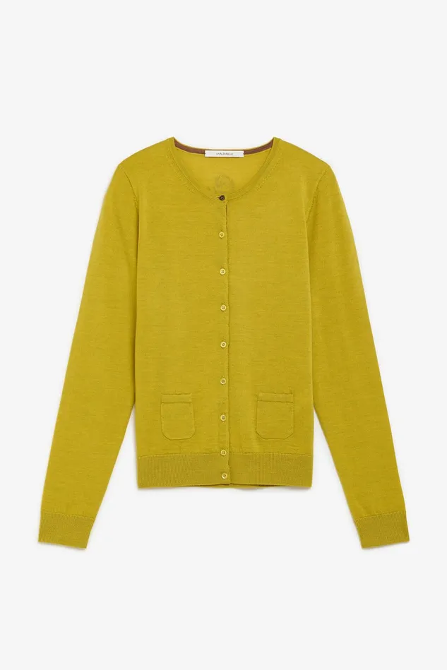 Women Malparmi Knitwear Colours Of The World Cardigan Lemon