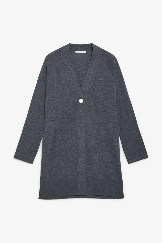 Women Malparmi Knitwear Colours Of The World Cardigan Slate Gray