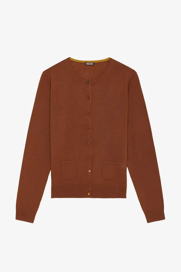 Women Malparmi Knitwear Colours Of The World Cardigan Walnut