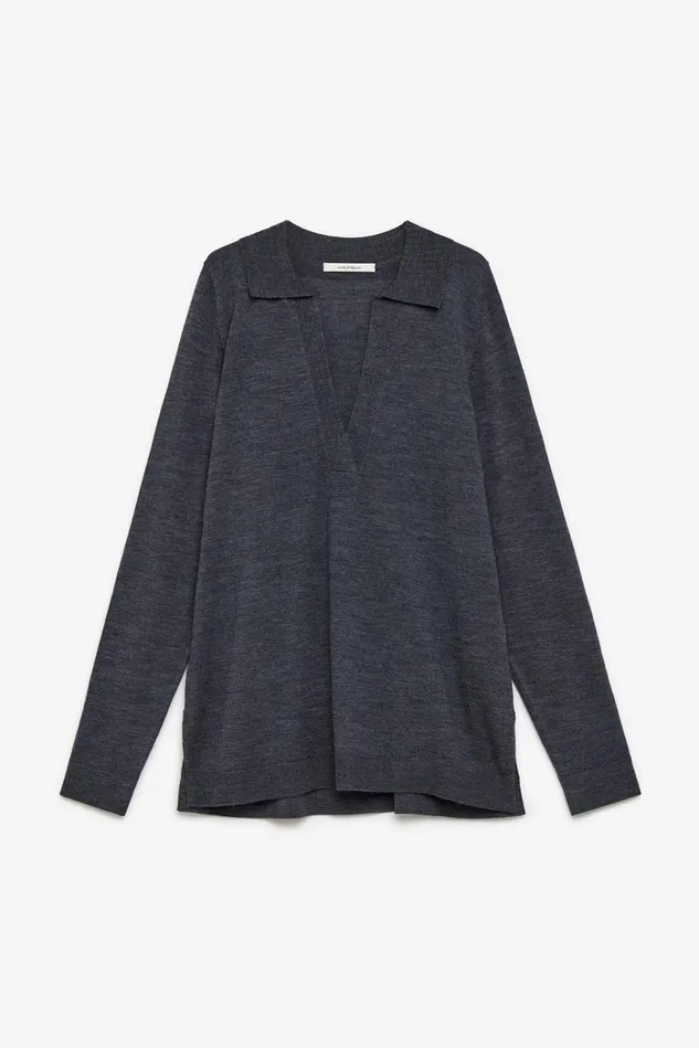 Women Malparmi Knitwear Colours Of The World Sweater Slate Gray