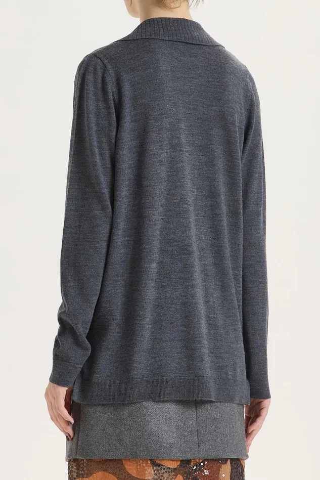 Women Malparmi Knitwear Colours Of The World Sweater Slate Gray