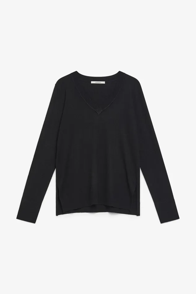 Women Malparmi Knitwear Soft Touch Sweater Black