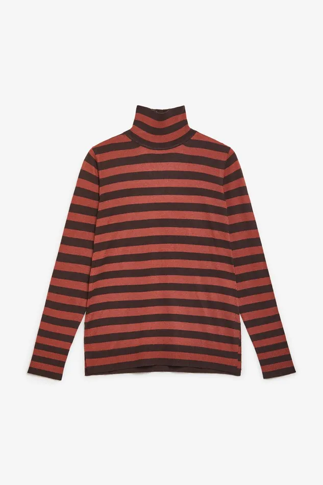 Women Malparmi Knitwear Soft Touch Sweater Brownorange
