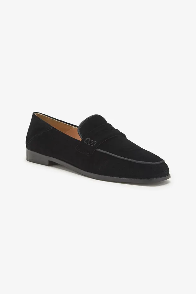 Women Malparmi Loafers And Ballerinas Velvet Moccasin Black