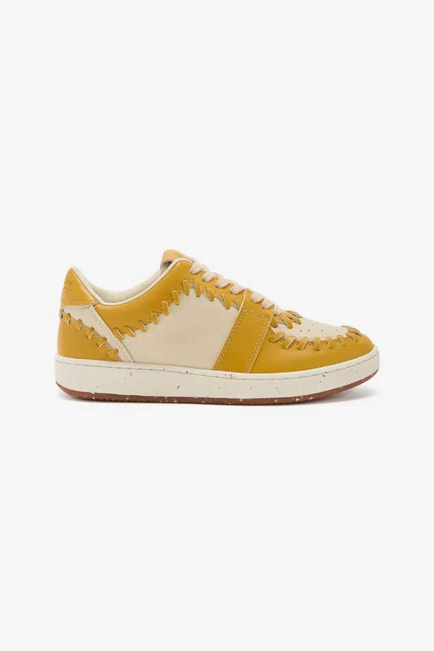 Women Malparmi Sneakers Leather Tress Sneakers Mustard