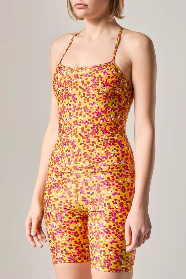 Women Malparmi Sportwear Easy Stretch Top Orangefuxia