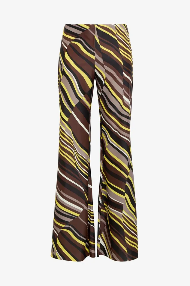 Women Malparmi Trousers Lyrical Stripes Trousers