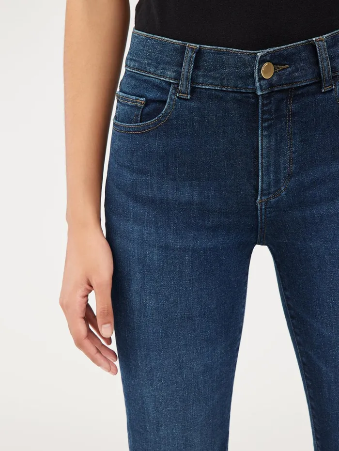 Women Mara Straight Mid Rise Instasculpt 31034 Jeans DL1961 Tall