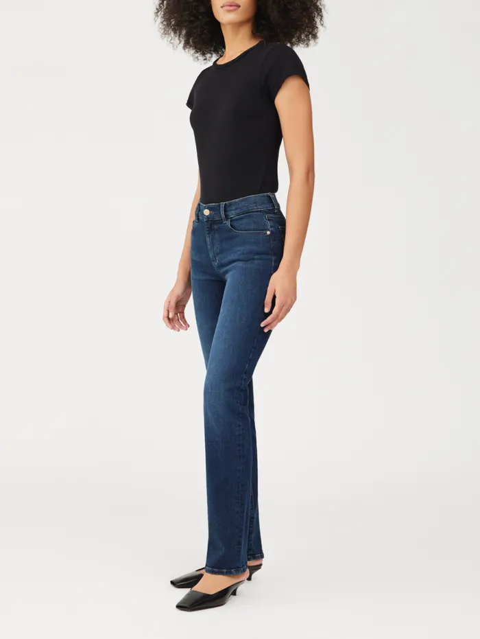 Women Mara Straight Mid Rise Instasculpt 31034 Jeans DL1961 Tall