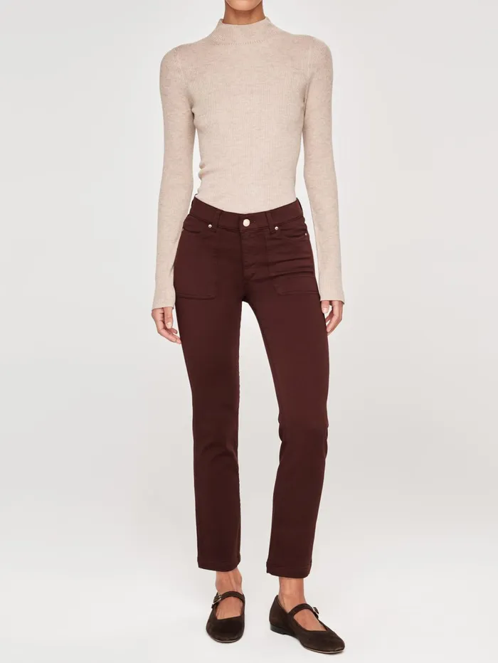 Women Mara Straight Mid Rise Instasculpt Ankle DL1961 Straight