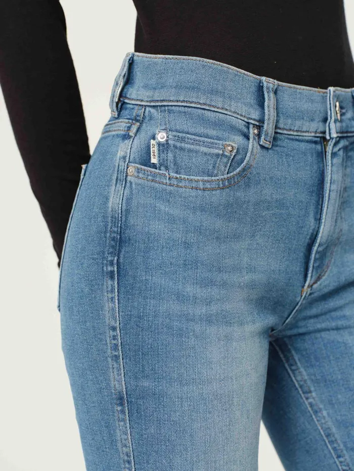 Women Mara Straight Mid Rise Instasculpt Ankle Jeans DL1961 Instasculpt