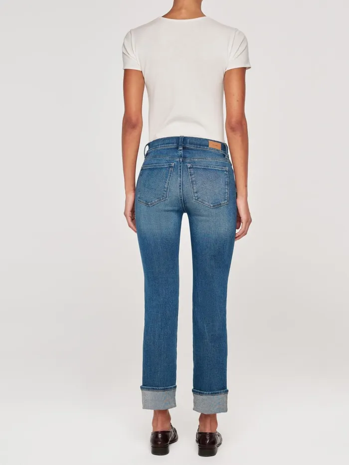 Women Mara Straight Mid Rise Instasculpt Ankle Jeans DL1961 Straight