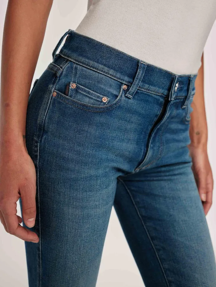 Women Mara Straight Mid Rise Instasculpt Ankle Jeans DL1961 Straight