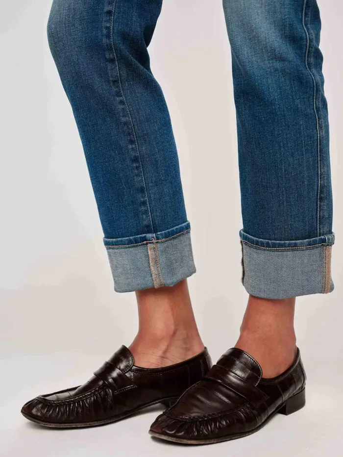 Women Mara Straight Mid Rise Instasculpt Ankle Jeans DL1961 Straight