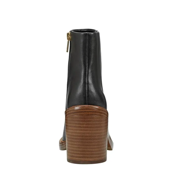 Women Marc Fisher Booties Haleena Round Toe Bootie Black