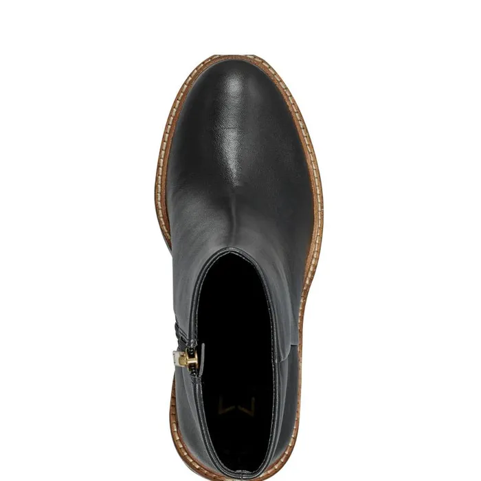 Women Marc Fisher Booties Haleena Round Toe Bootie Black