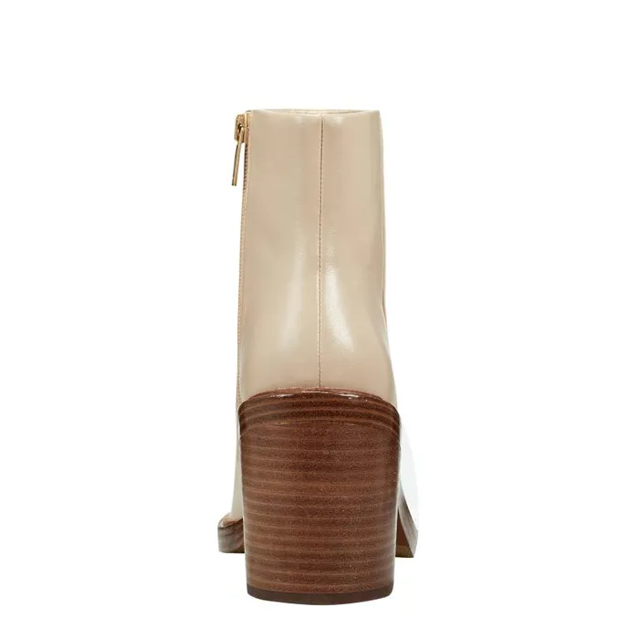 Women Marc Fisher Booties Haleena Round Toe Bootie Nude