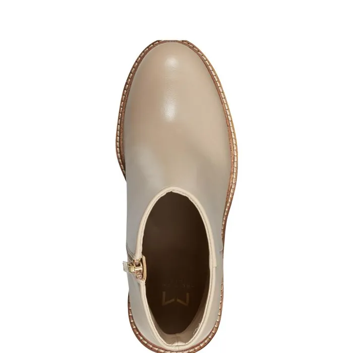 Women Marc Fisher Booties Haleena Round Toe Bootie Nude