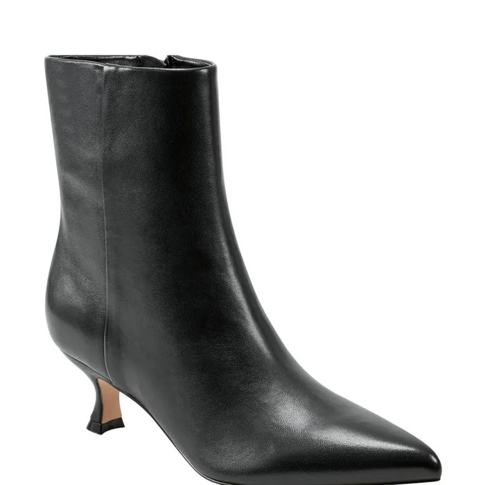 Women Marc Fisher Boots and Booties Iggy Dress Bootie Black Leather