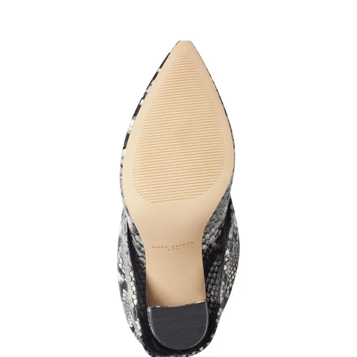 Women Marc Fisher Boots and Booties Lalita Foldover Dress Boot Snake Print