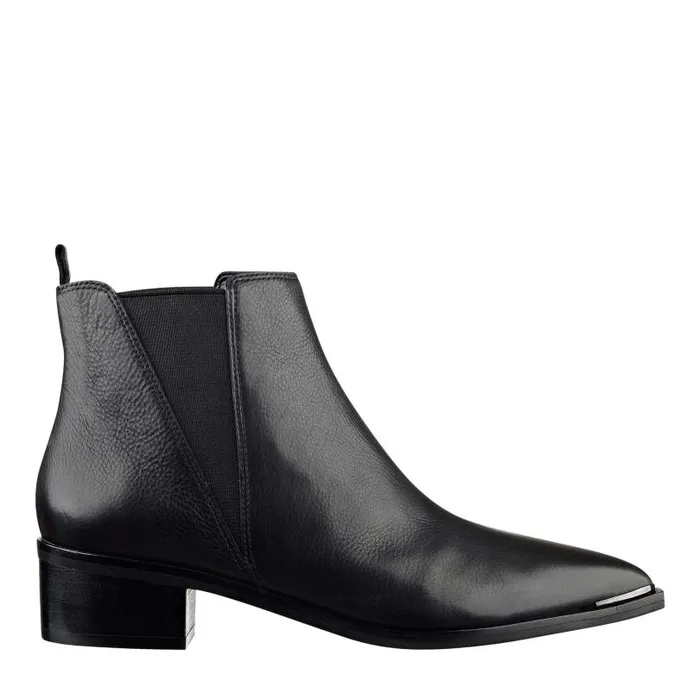 Women Marc Fisher Boots and Booties Yale Pointy Toe Chelsea Bootie Black Leather Women Marc Fisher Boots and Booties Yale Pointy Toe Chelsea Bootie Black Leather