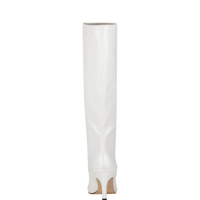 Women Marc Fisher Boots Gentle Dress Boot Ivory Leather