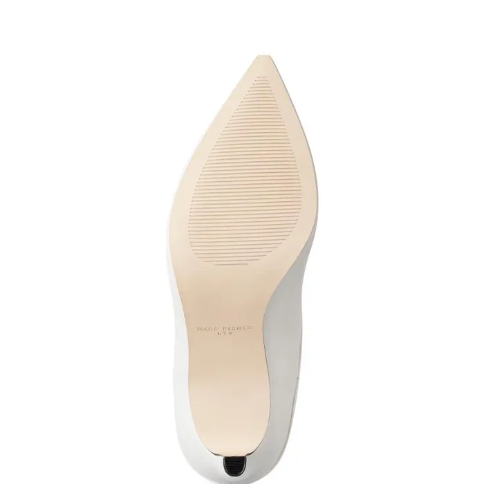 Women Marc Fisher Boots Gentle Dress Boot Ivory Leather
