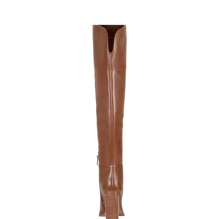 Women Marc Fisher Boots Lasli Over The Knee Boot Brown Leather