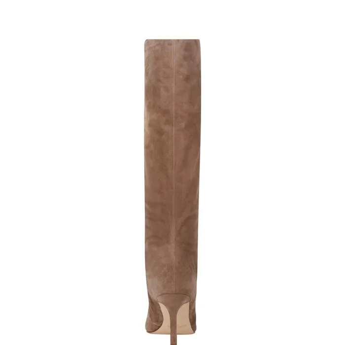 Women Marc Fisher Boots Narysa Dress Boot Natural Suede