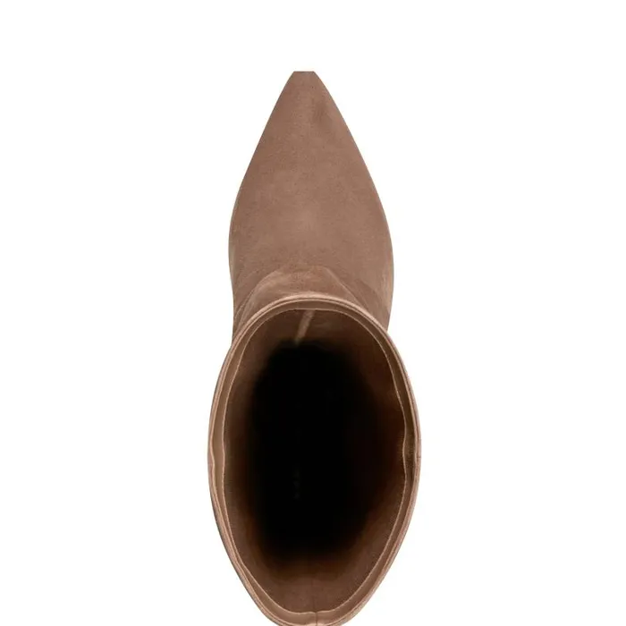 Women Marc Fisher Boots Narysa Dress Boot Natural Suede