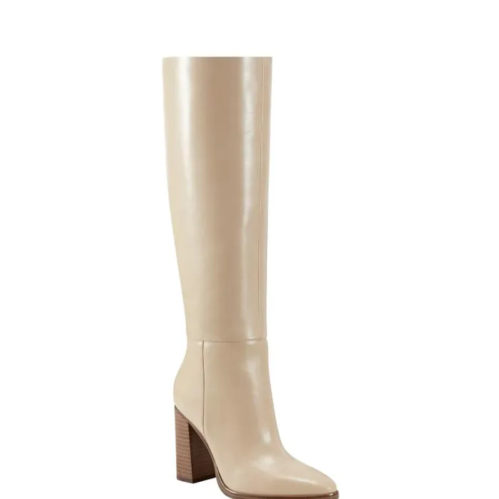 Women Marc Fisher Dress Boots Lannie Dress Boot Light Natural