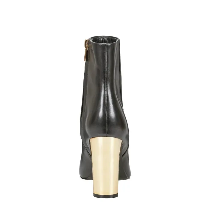 Women Marc Fisher Dress Boots Talyna Dress Bootie Black Leather