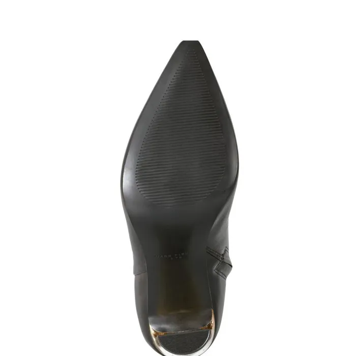 Women Marc Fisher Dress Boots Talyna Dress Bootie Black Leather